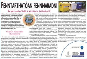 Alkalmazkodás a klímaváltozáshoz Alkalmazkodás a klímaváltozáshoz