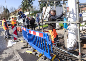 Szennyvíz-rekonstrukció a Köztársaság- és a Kaszaházi úton Szennyvíz-rekonstrukció a Köztársaság- és a Kaszaházi úton
