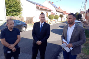 Közműfejlesztés a Pöspöki Grácián utcában Közműfejlesztés a Pöspöki Grácián utcában