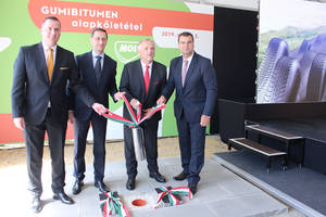 A MOL új gumibitumen-üzemet épít A MOL új gumibitumen-üzemet épít