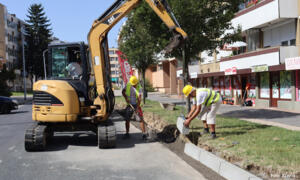 Útfelújítás a Berzsenyi utcában Útfelújítás a Berzsenyi utcában