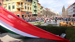 A magyar szabadság örömünnepe A magyar szabadság örömünnepe