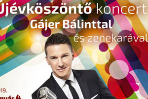 Újévköszöntő koncert Gájer Bálinttal és zenekarával